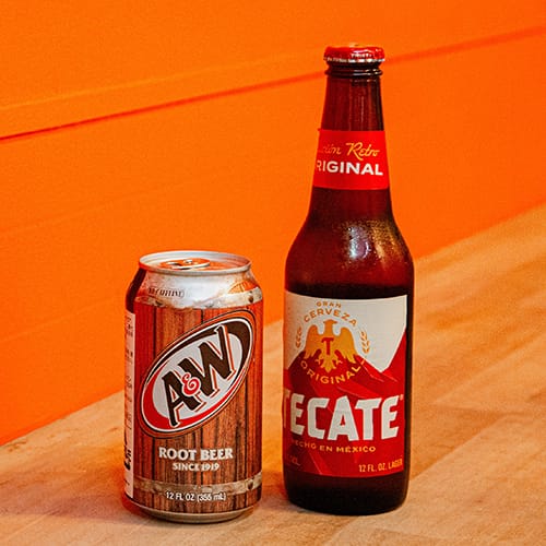 ロバブリトーのユニークな各種ドリンク