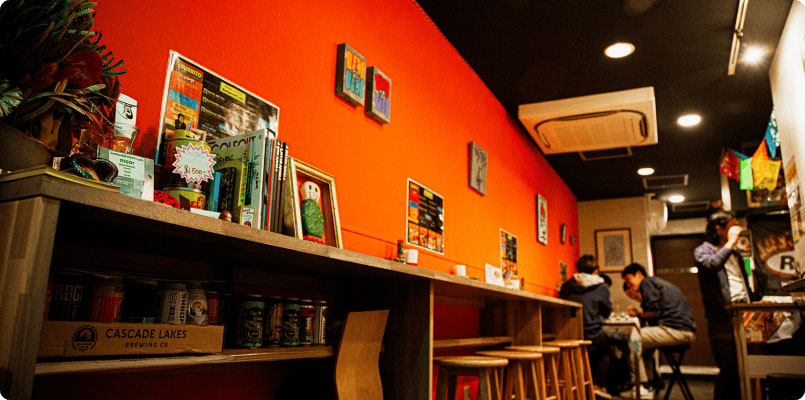 ロバブリトーの店内