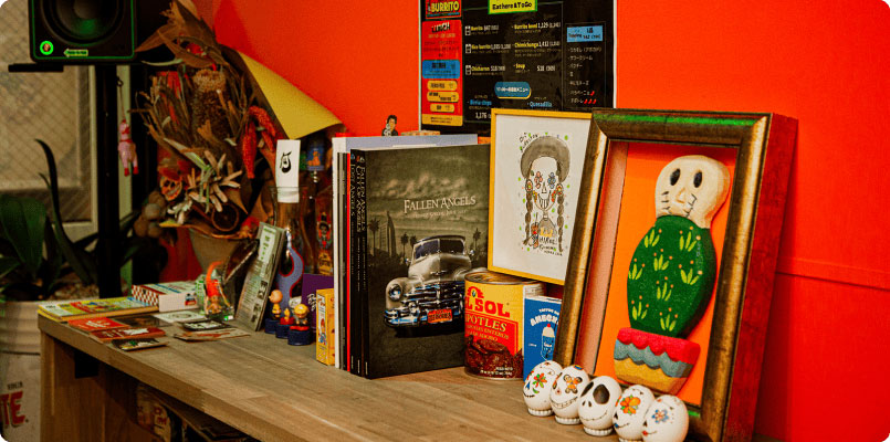 ロバブリトーの店内の雰囲気