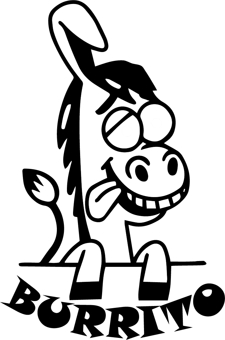 ロバブリトーのロゴパーツ