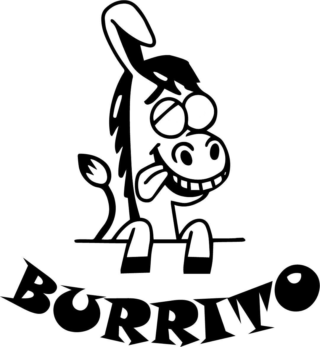 ロバブリトーのロゴパーツ