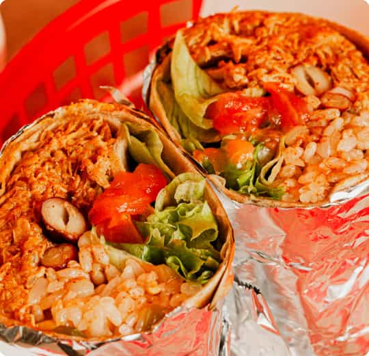 ロバブリトーのテイクアウトメニュー