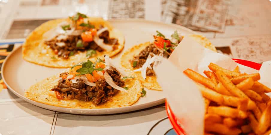 ロバブリトーの美味しいタコス